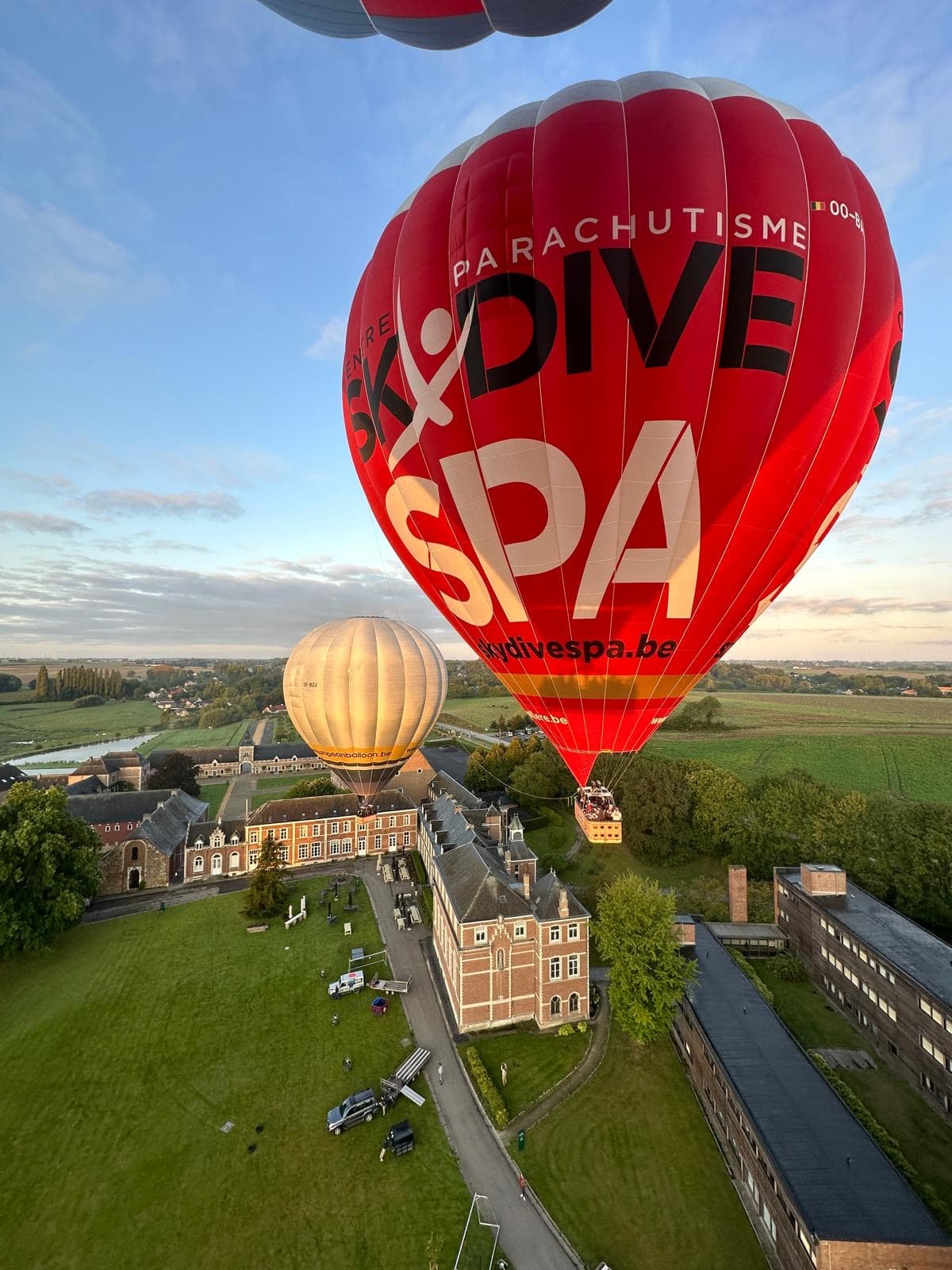 Ballon dans le ciel wallon
