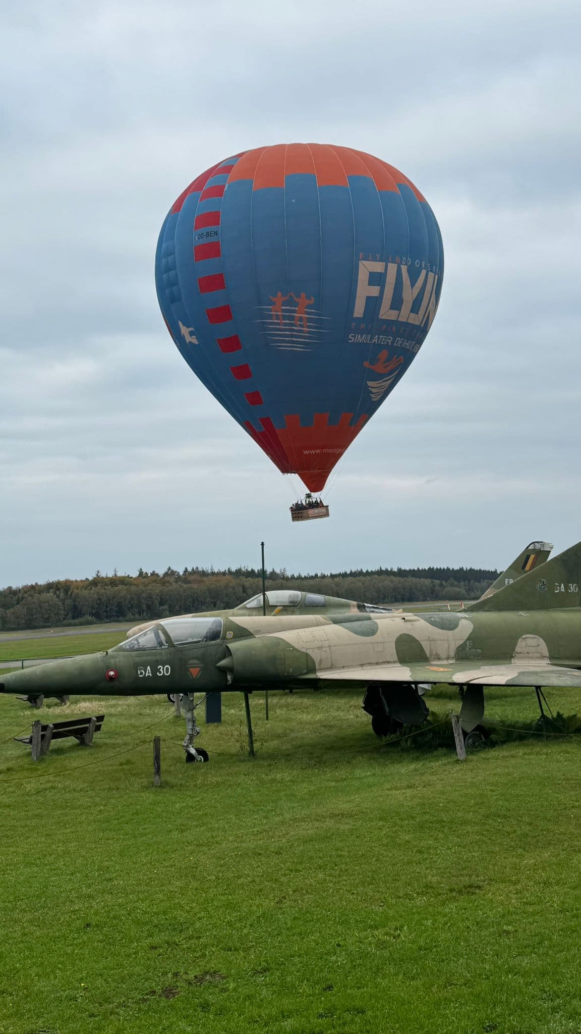 Moment panoramique en montgolfière